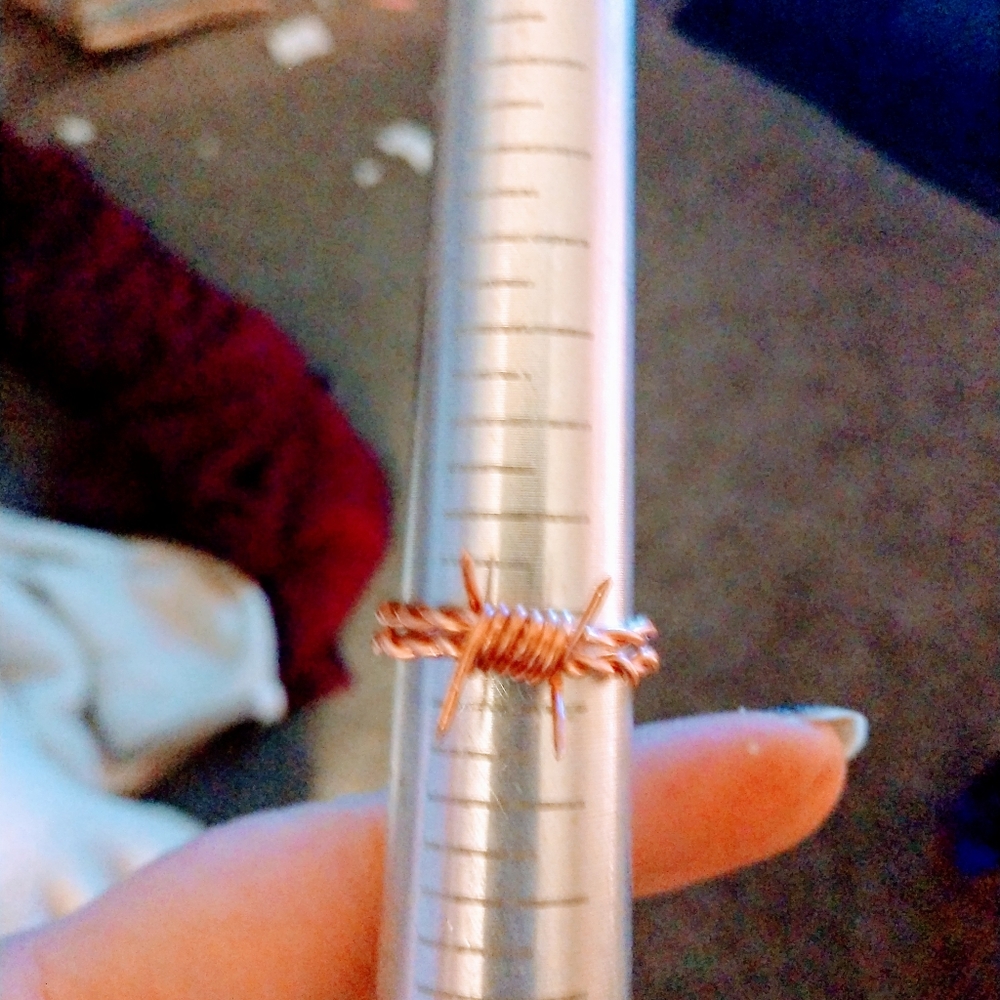 Men's Barbed Wire Rings - Picture 3 of 3
